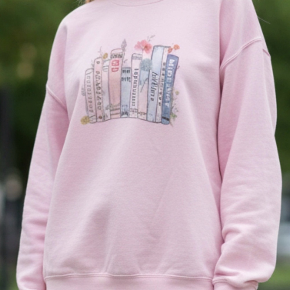 TS Pink Eras Tour book Sweatshirt XL - Picture 4 of 7